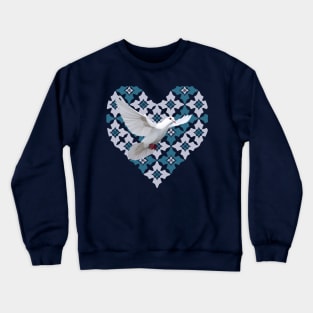 Flying White Dove Crewneck Sweatshirt